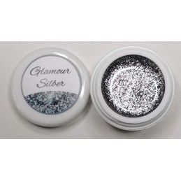 Glitter 5 ml  Glamour Silber